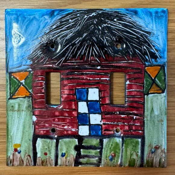 Hand-painted light switch cover - Picture 1 of 5